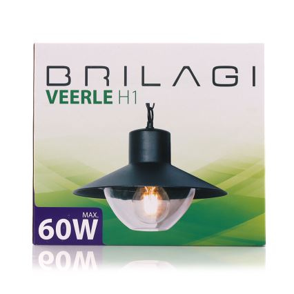 Brilagi -  LED-ulkoriippuvalaisin VEERLE 1xE27/60W/230V IP44