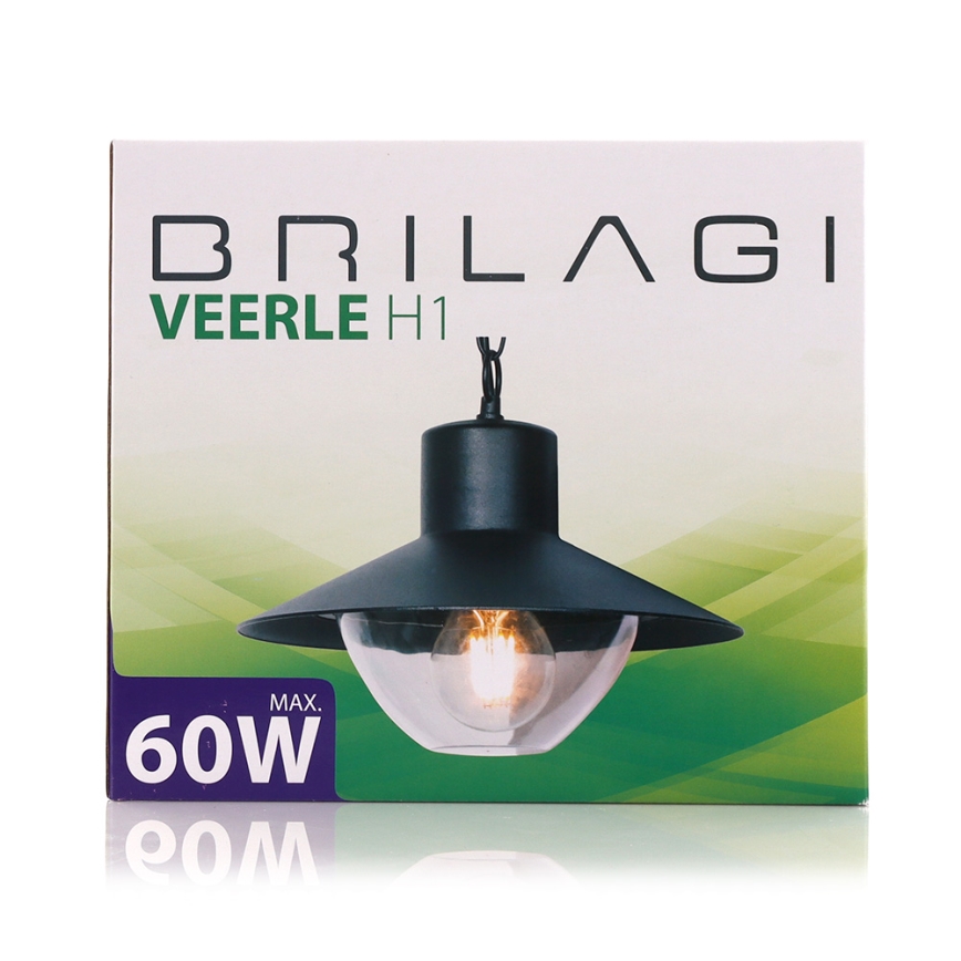 Brilagi -  LED-ulkoriippuvalaisin VEERLE 1xE27/60W/230V IP44