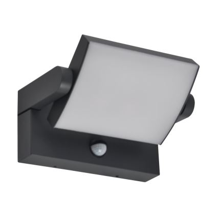 BRILAGI - LED Ulkoseinävalaisin liiketunnistimella ja hämäräkytkimellä ANKLE LED/12W/230V IP65 musta