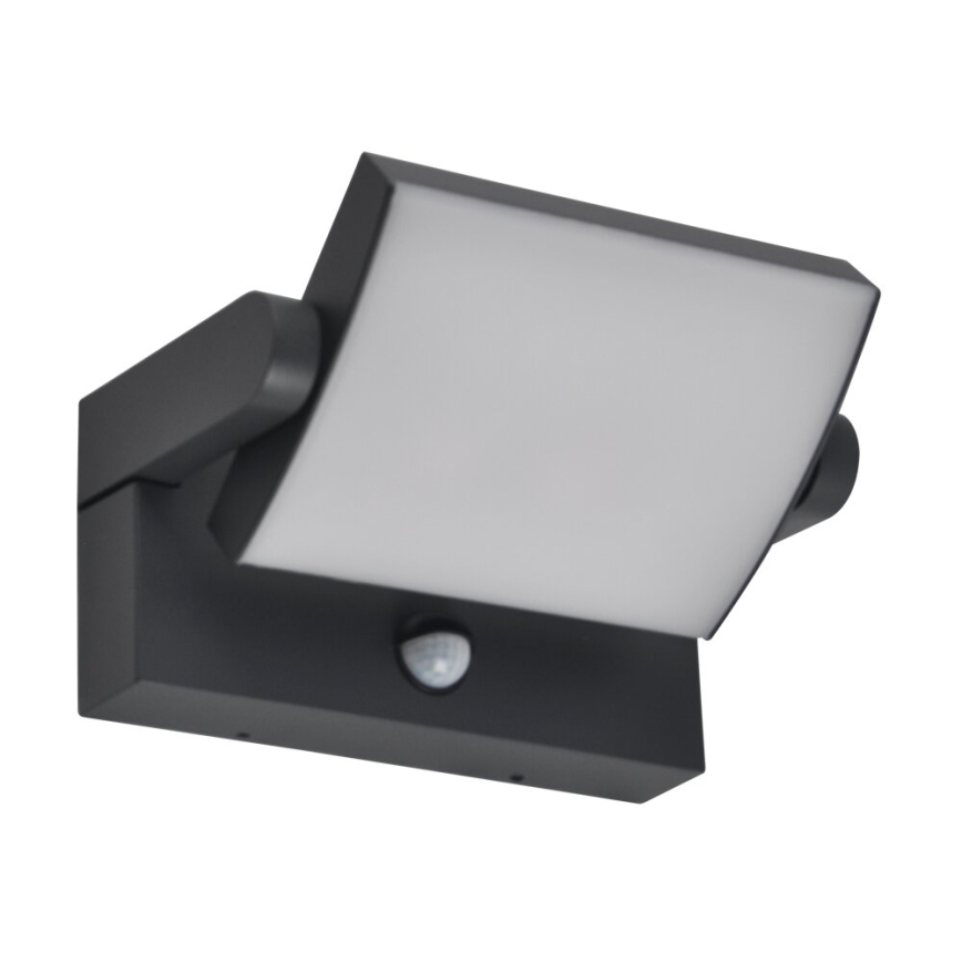 BRILAGI - LED Ulkoseinävalaisin liiketunnistimella ja hämäräkytkimellä ANKLE LED/12W/230V IP65 musta
