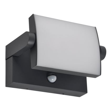 BRILAGI - LED Ulkoseinävalaisin liiketunnistimella ja hämäräkytkimellä ANKLE LED/12W/230V IP65 musta