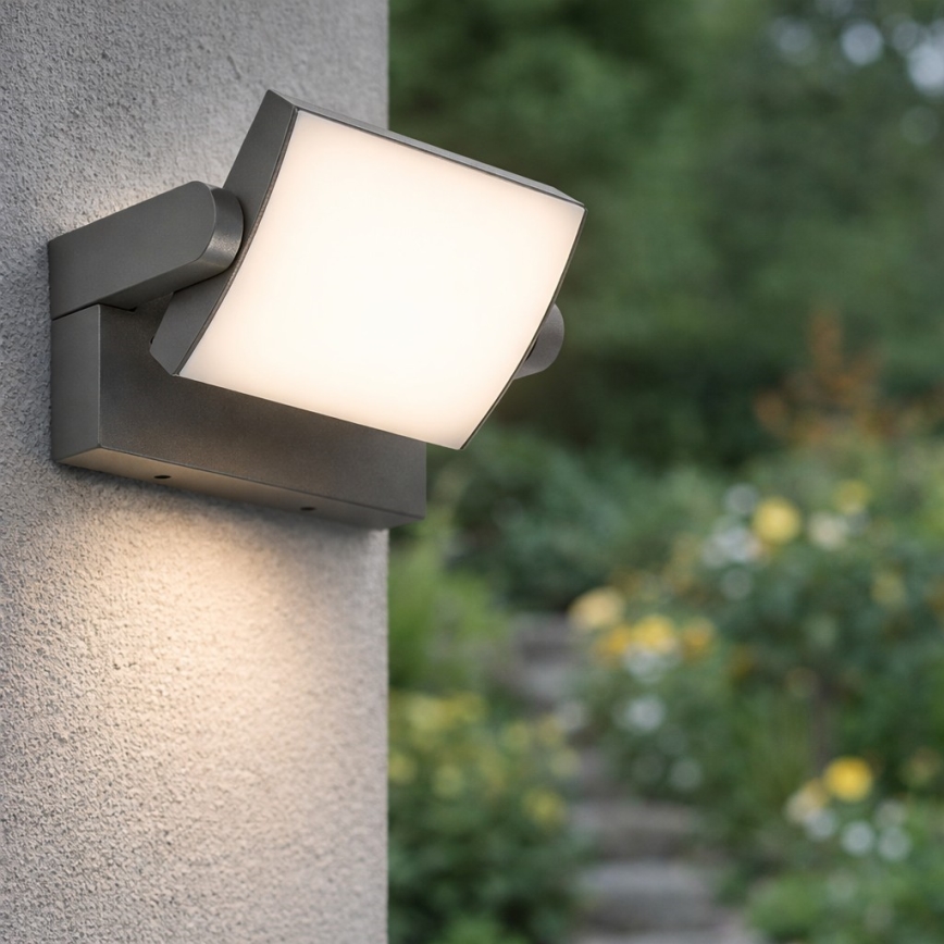 Brilagi - LED-ulkoseinävalaisin ANKLE LED/18W/230V 3000K IP65 antrasiitti