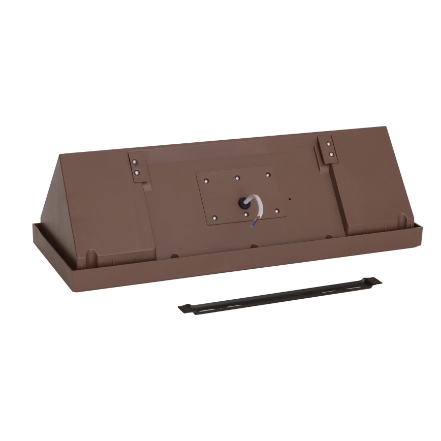 Brilagi - LED-ulkoseinävalaisin liiketunnistimella TRIANGLE LED/42W/230V ruskea IP65