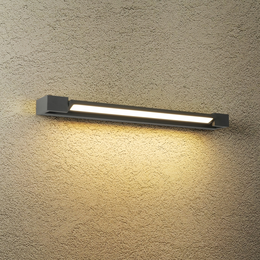 Brilagi - LED-ulkoseinävalaisin AQUA LINE LED/18W/230V 60 cm IP44 antrasiitti CRI 90