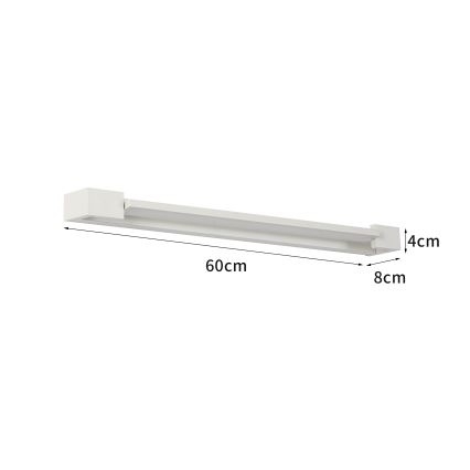 BRILAGI - LED-ulkoseinävalaisin AQUA LINE LED/18W/230V 60 cm IP44 valkoinen CRI 90