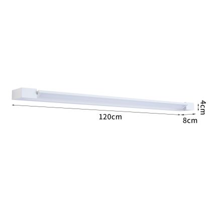 BRILAGI - LED Ulkoseinävalaisin AQUA LINE LED/36W/230V 120 cm IP44 valkoinen CRI 90