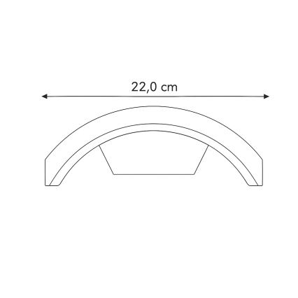 Brilagi - LED-ulkoseinävalaisin ARCELO LED/8W/230V IP54