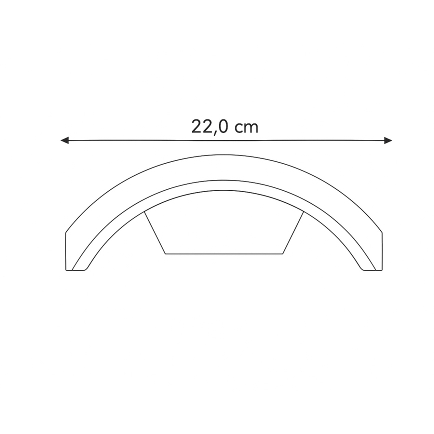Brilagi - LED-ulkoseinävalaisin ARCELO LED/8W/230V IP54