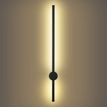 Brilagi - LED ulkoseinävalaisin AURA LED/12W/230V 3000K IP54 65 cm musta CRI 90