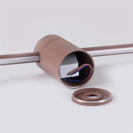 Brilagi - LED-ulkovalaisin AURA LED/12W/230V 3000K IP54 65 cm ruskea CRI 90