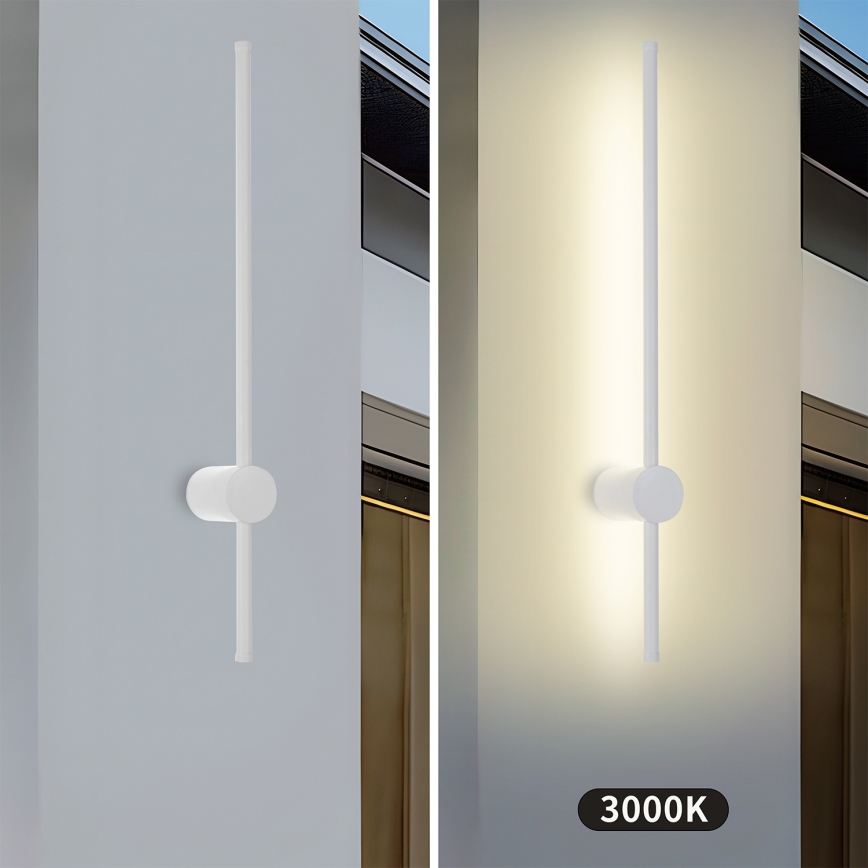 Brilagi - AURA LED-ulkoseinävalaisin LED/12W/230V 3000K IP54 65 cm valkoinen CRI 90