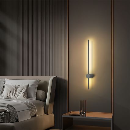 Brilagi - AURA LED-ulkoseinävalaisin LED/12W/230V 3000K IP54 65 cm antrasiitti CRI 90