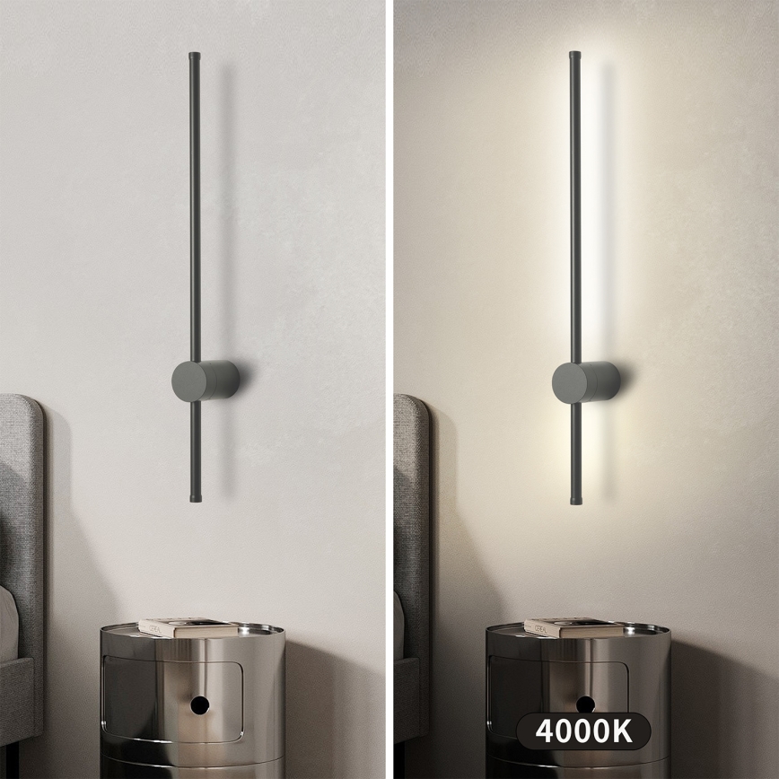 Brilagi - AURA LED-ulkoseinävalaisin 12W/230V 4000K IP54 65 cm antrasiitti CRI 90