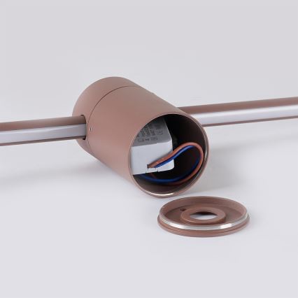Brilagi - AURA LED-ulkovalaisin, 20 W, 230 V, 3000 K, IP54, 97 cm, ruskea, CRI 90