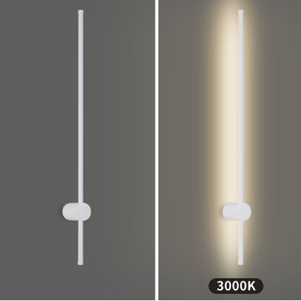 Brilagi - LED-ulkoseinävalaisin AURA, 20 W, 230 V, 3000 K, IP54, 97 cm, valkoinen, CRI 90