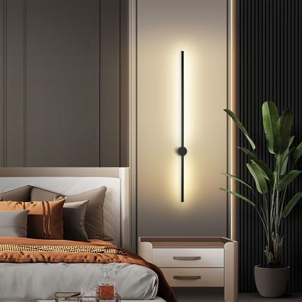 Brilagi - LED-ulkoseinävalaisin AURA LED/20W/230V 3000K IP54 97 cm antrasiitti CRI 90