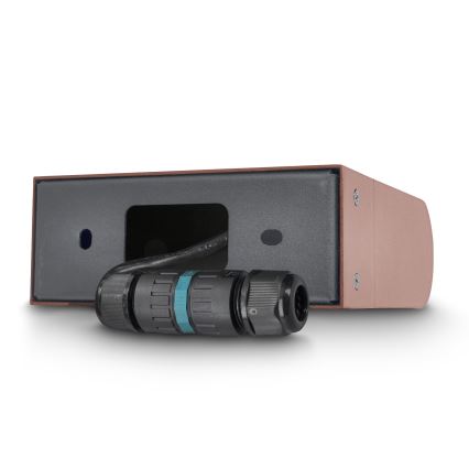 Brilagi - LED ulkoseinävalaisin CROTONE LED/7W/230V ruskea IP54