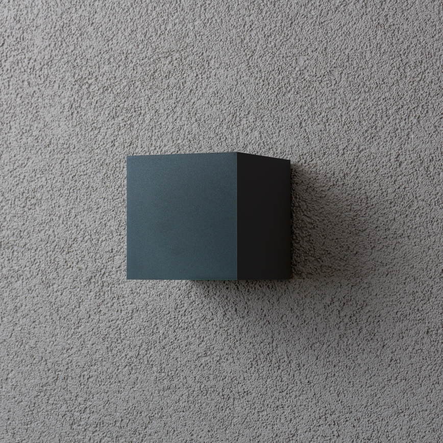 Brilagi - LED-ulkoseinävalaisin CUBE LED/6W/230V antrasiitti IP54