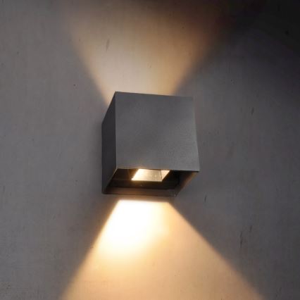 Brilagi - LED-ulkoseinävalaisin CUBE LED/6W/230V IP54