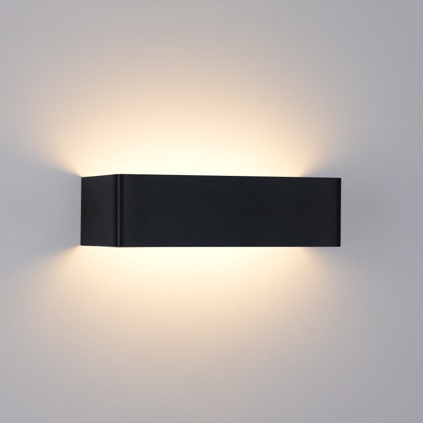 Brilagi - LED ulkoseinävalaisin DONNANI LED/12W/230V musta IP44