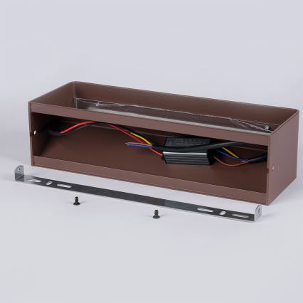 Brilagi - LED-ulkoseinävalaisin DONNANI LED/12W/230V ruskea IP44
