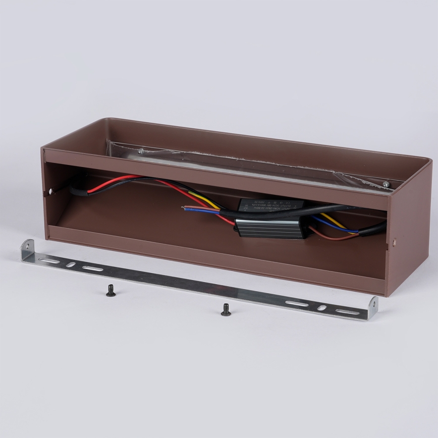 Brilagi - LED-ulkoseinävalaisin DONNANI LED/12W/230V ruskea IP44