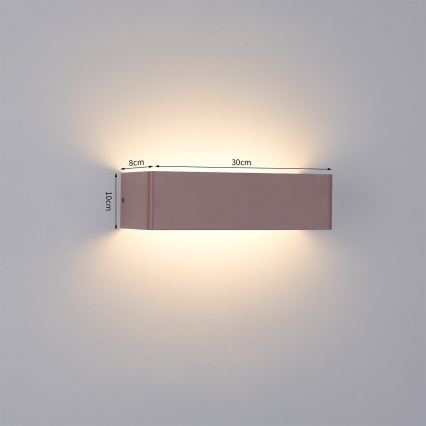 Brilagi - LED-ulkoseinävalaisin DONNANI LED/12W/230V ruskea IP44
