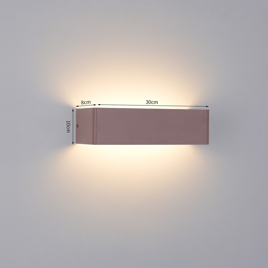 Brilagi - LED-ulkoseinävalaisin DONNANI LED/12W/230V ruskea IP44