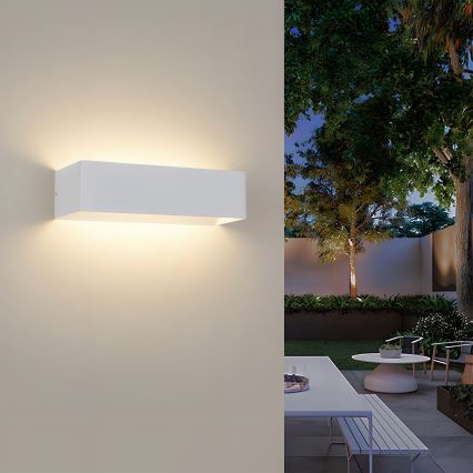 Brilagi - LED ulkoseinävalaisin DONNANI LED/12W/230V valkoinen IP44
