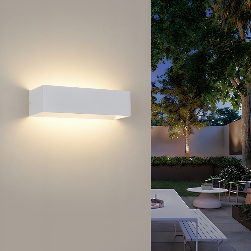 Brilagi - LED ulkoseinävalaisin DONNANI LED/12W/230V valkoinen IP44