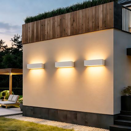Brilagi - LED ulkoseinävalaisin DONNANI LED/12W/230V valkoinen IP44
