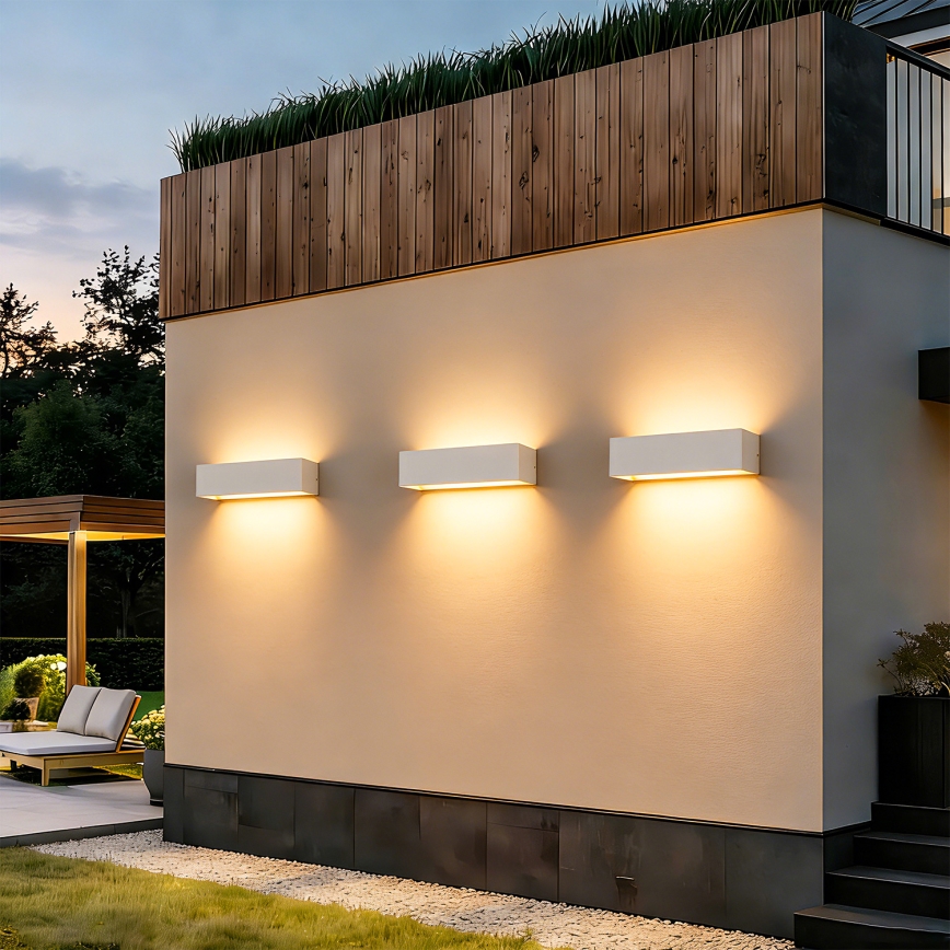 Brilagi - LED ulkoseinävalaisin DONNANI LED/12W/230V valkoinen IP44