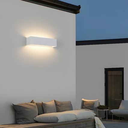 Brilagi - LED ulkoseinävalaisin DONNANI LED/12W/230V valkoinen IP44