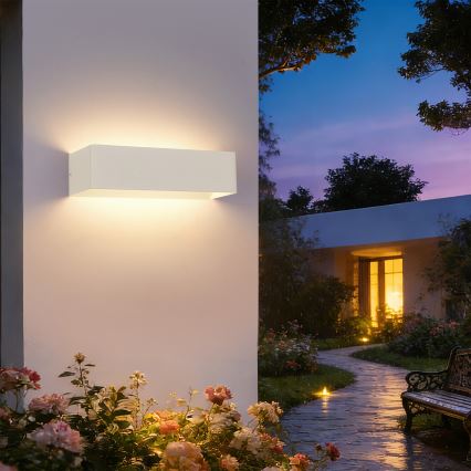 Brilagi - LED ulkoseinävalaisin DONNANI LED/12W/230V valkoinen IP44
