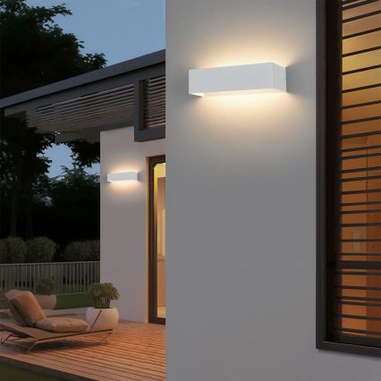 Brilagi - LED ulkoseinävalaisin DONNANI LED/12W/230V valkoinen IP44