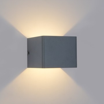 Brilagi - LED Ulkoseinävalaisin DONNANI LED/5W/230V 10 cm antrasiitti IP44