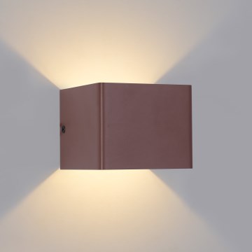 Brilagi - LED-ulkoseinävalaisin DONNANI LED/5W/230V ruskea IP44