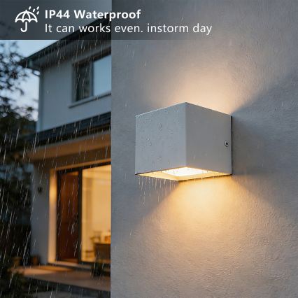 Brilagi - LED ulkoseinävalaisin DONNANI LED/5W/230V valkoinen IP44