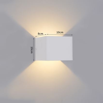 Brilagi - LED ulkoseinävalaisin DONNANI LED/5W/230V valkoinen IP44