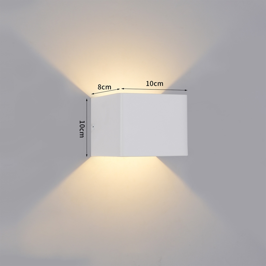 Brilagi - LED ulkoseinävalaisin DONNANI LED/5W/230V valkoinen IP44