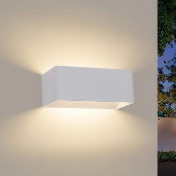 Brilagi - LED-ulkoseinävalaisin DONNANI LED/7W/230V 20 cm valkoinen IP44