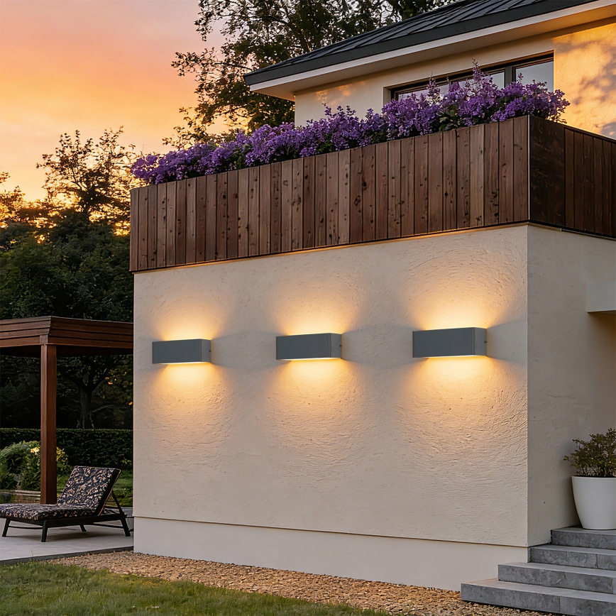 Brilagi - LED Ulkoseinävalaisin DONNANI LED/7W/230V antrasiitti IP44