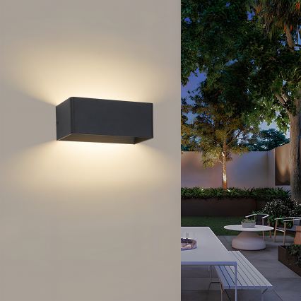 Brilagi - LED ulkoseinävalaisin DONNANI LED/7W/230V musta IP44