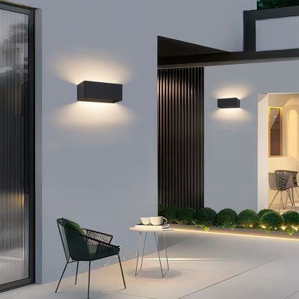 Brilagi - LED ulkoseinävalaisin DONNANI LED/7W/230V musta IP44