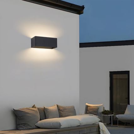 Brilagi - LED ulkoseinävalaisin DONNANI LED/7W/230V musta IP44