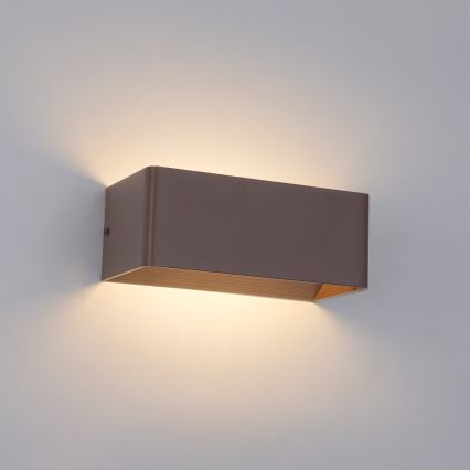 Brilagi - LED-ulkoseinävalaisin DONNANI LED/7W/230V, ruskea, IP44