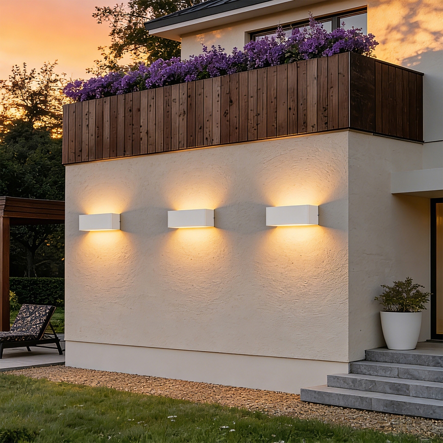 Brilagi - LED-ulkoseinävalaisin DONNANI LED/7W/230V valkoinen IP44