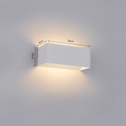 Brilagi - LED-ulkoseinävalaisin DONNANI LED/7W/230V valkoinen IP44