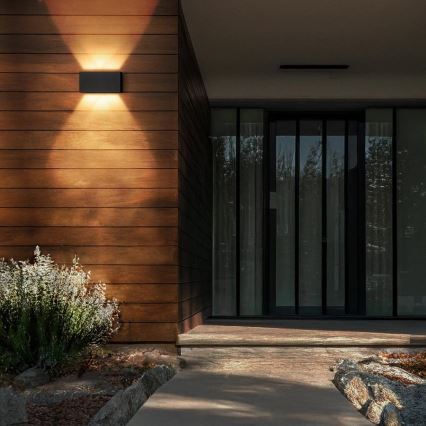 Brilagi - LED ulkoseinävalaisin DOUBLE CUBE LED/12W/230V antrasiitti IP65