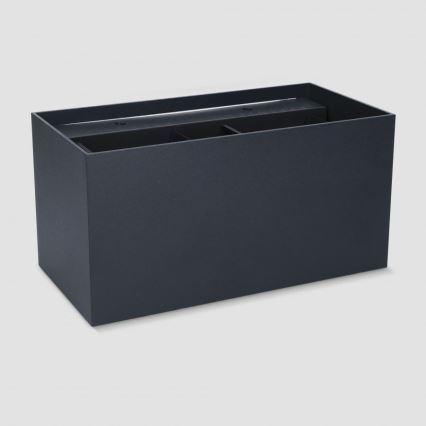 Brilagi - LED ulkoseinävalaisin DOUBLE CUBE LED/12W/230V musta IP65